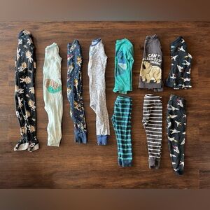 Toddler Boy 2T Pajamas - Set of 7